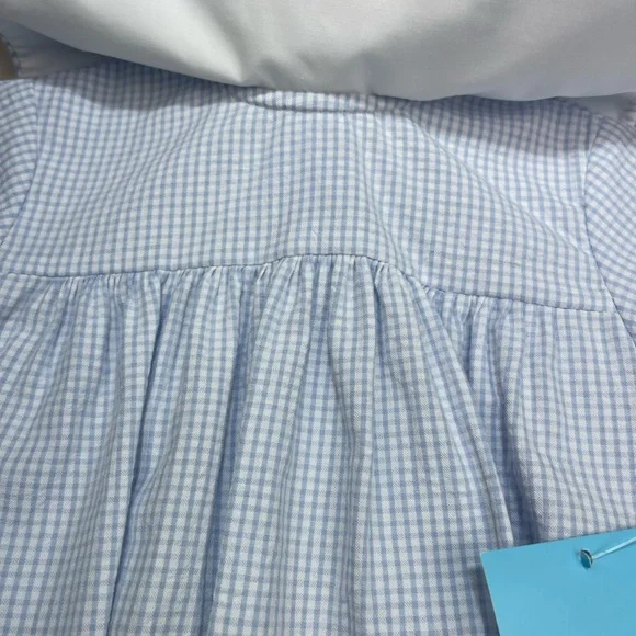 Blue Gingham Kids One Piece